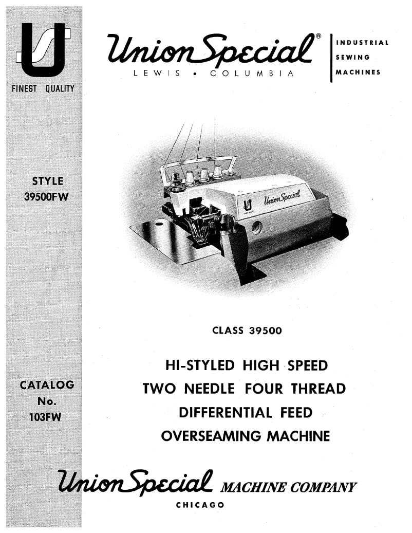 Image de la première page du manuel de l'appareil 39500FW