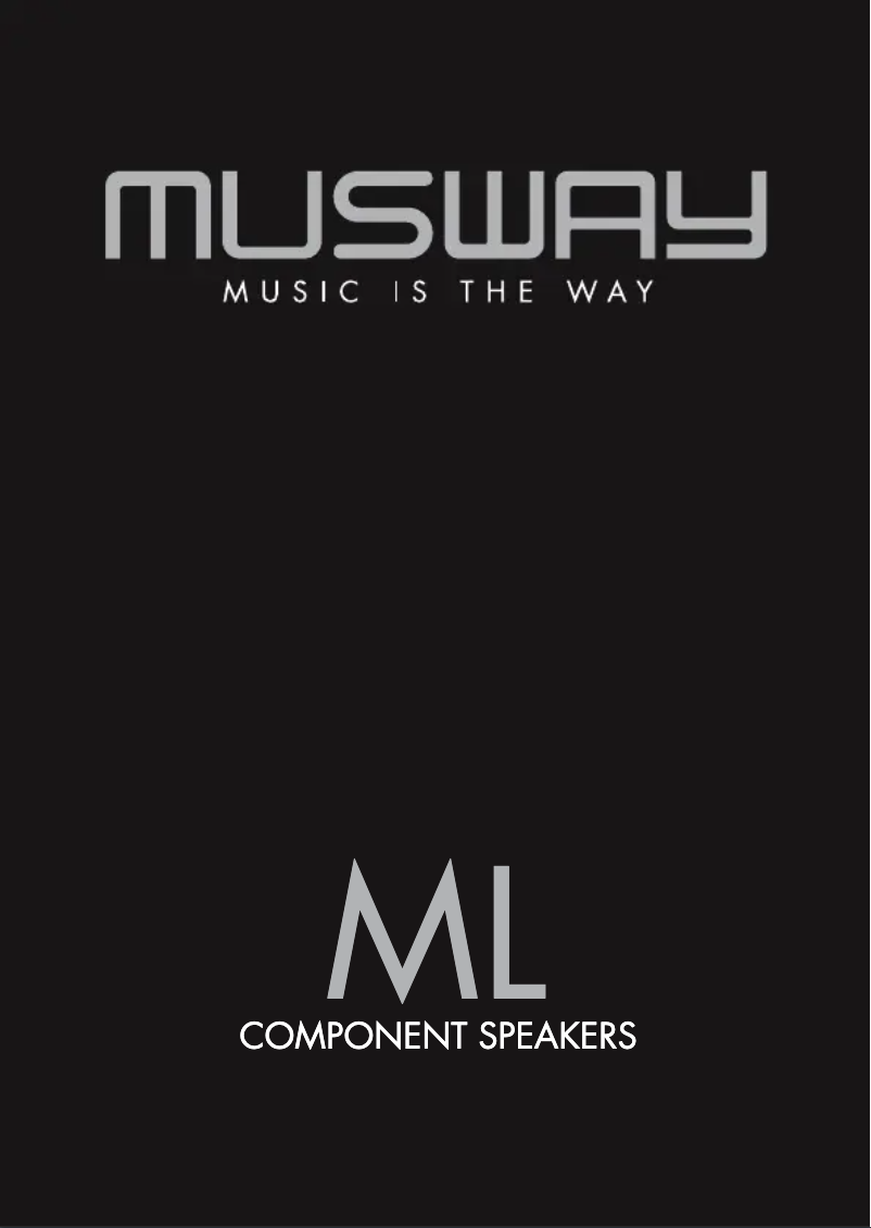 Page n°1 - Manuel utilisateur Musway ML3M
