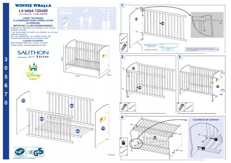 Image de la première page du manuel de l'appareil Winnie WR031A