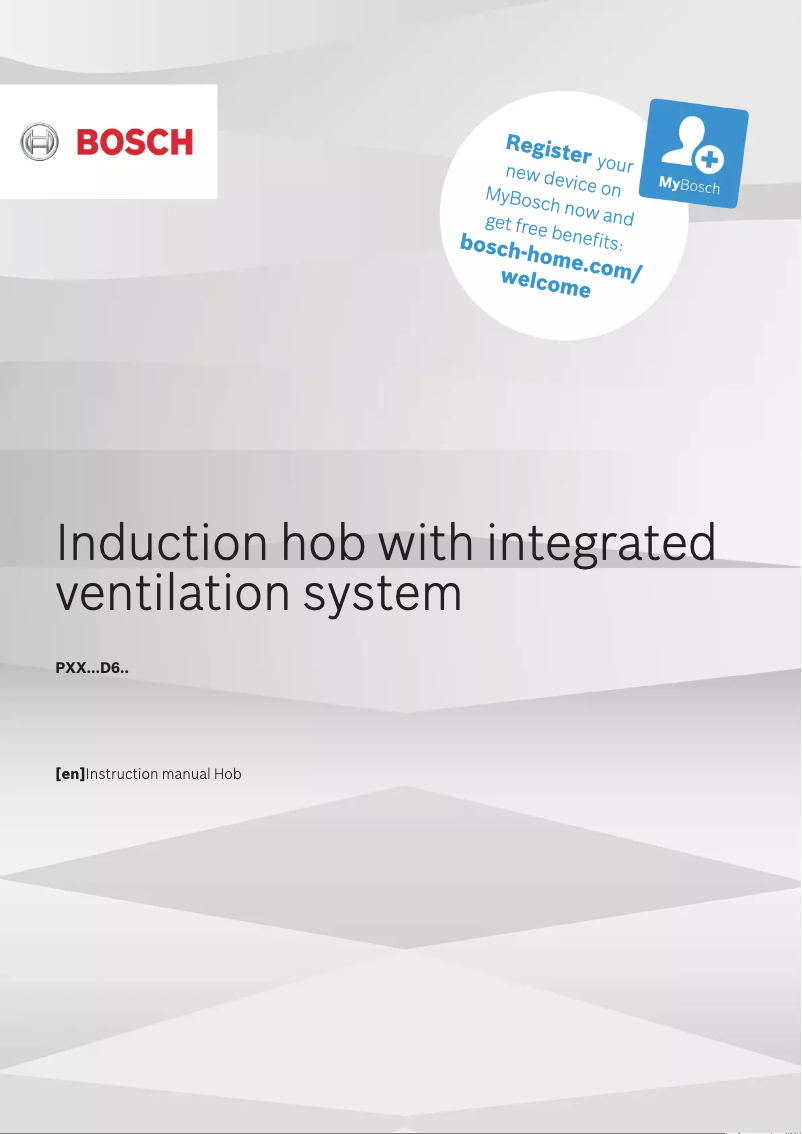 Page 1 de la notice Manuel utilisateur Bosch PXX875D67E