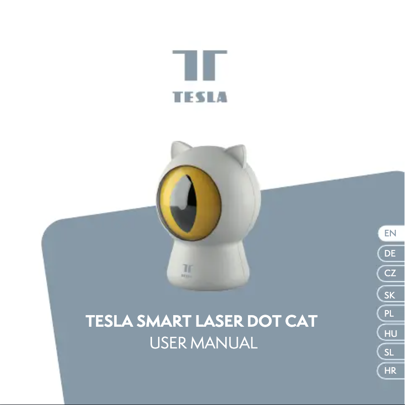 Página 1 del manual Manual de usuario Tesla Smart Laser Dot Cat