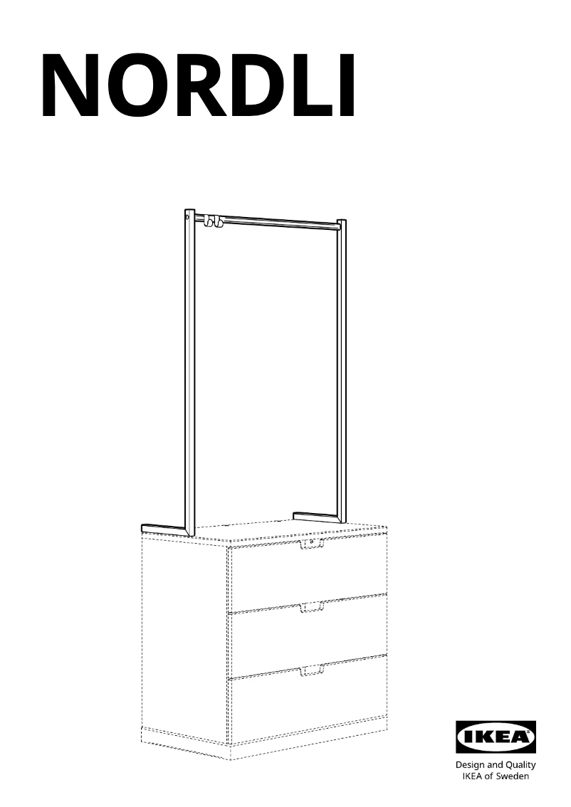 Página 1 del manual Manual de usuario Ikea NORDLI 104.150.42