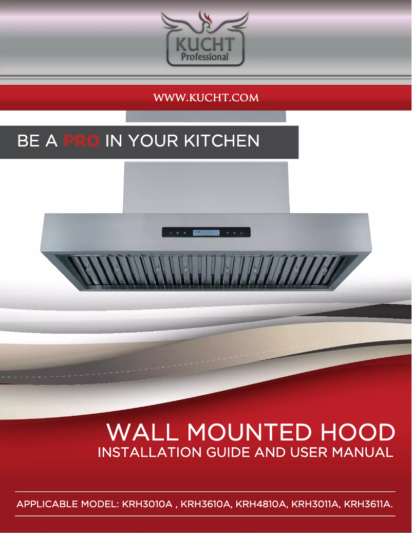 Page 1 de la notice Manuel utilisateur Kucht KRH3010A