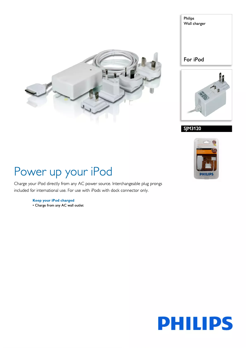 Image de la première page du manuel de l'appareil SJM3120