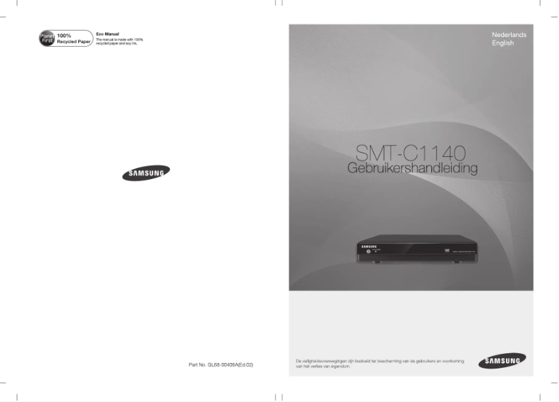 Page n°1 - Manuel utilisateur Samsung SMT-C1140