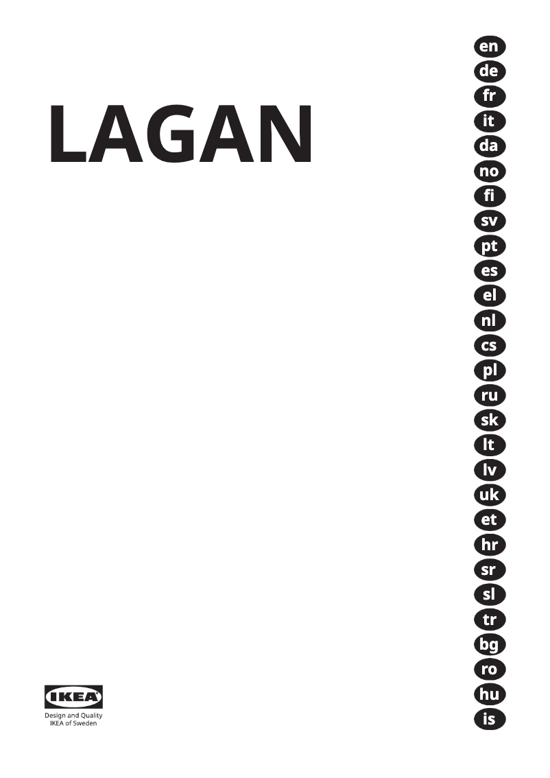 Image de la première page du manuel de l'appareil LAGAN 305.788.01