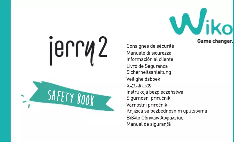 Page 1 de la notice Manuel utilisateur Wiko Jerry 2