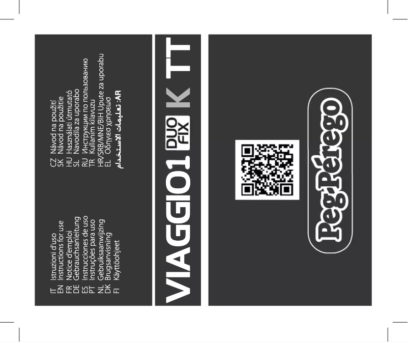 Page 1 de la notice Manuel utilisateur Peg Perego Viaggio Duo Fix K TT