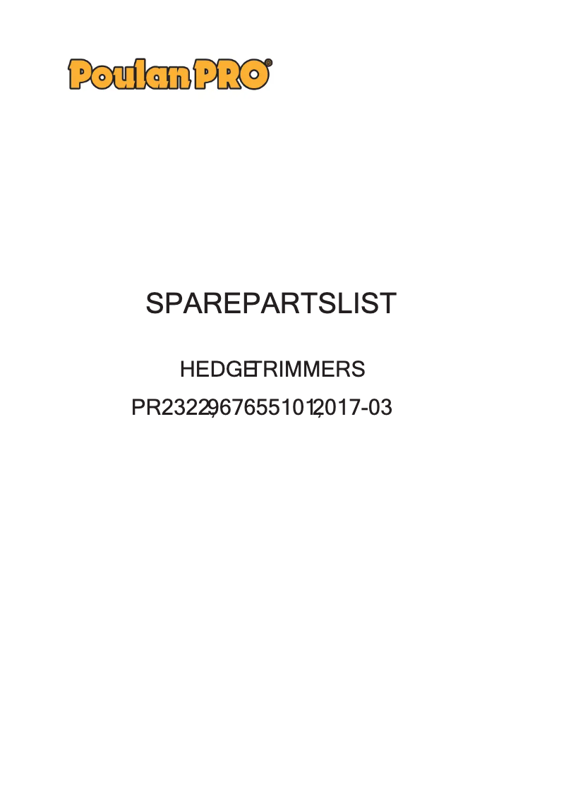 Image de la première page du manuel de l'appareil Pro PR2322