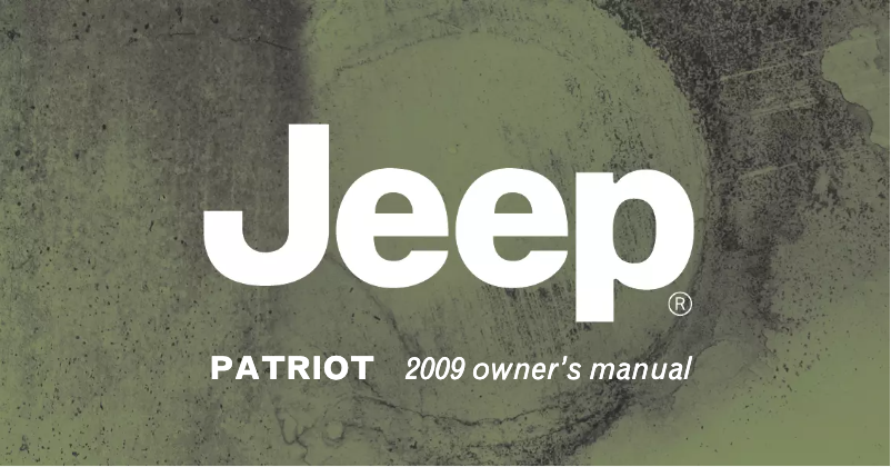 Page 1 de la notice Manuel utilisateur Jeep Patriot (2009)