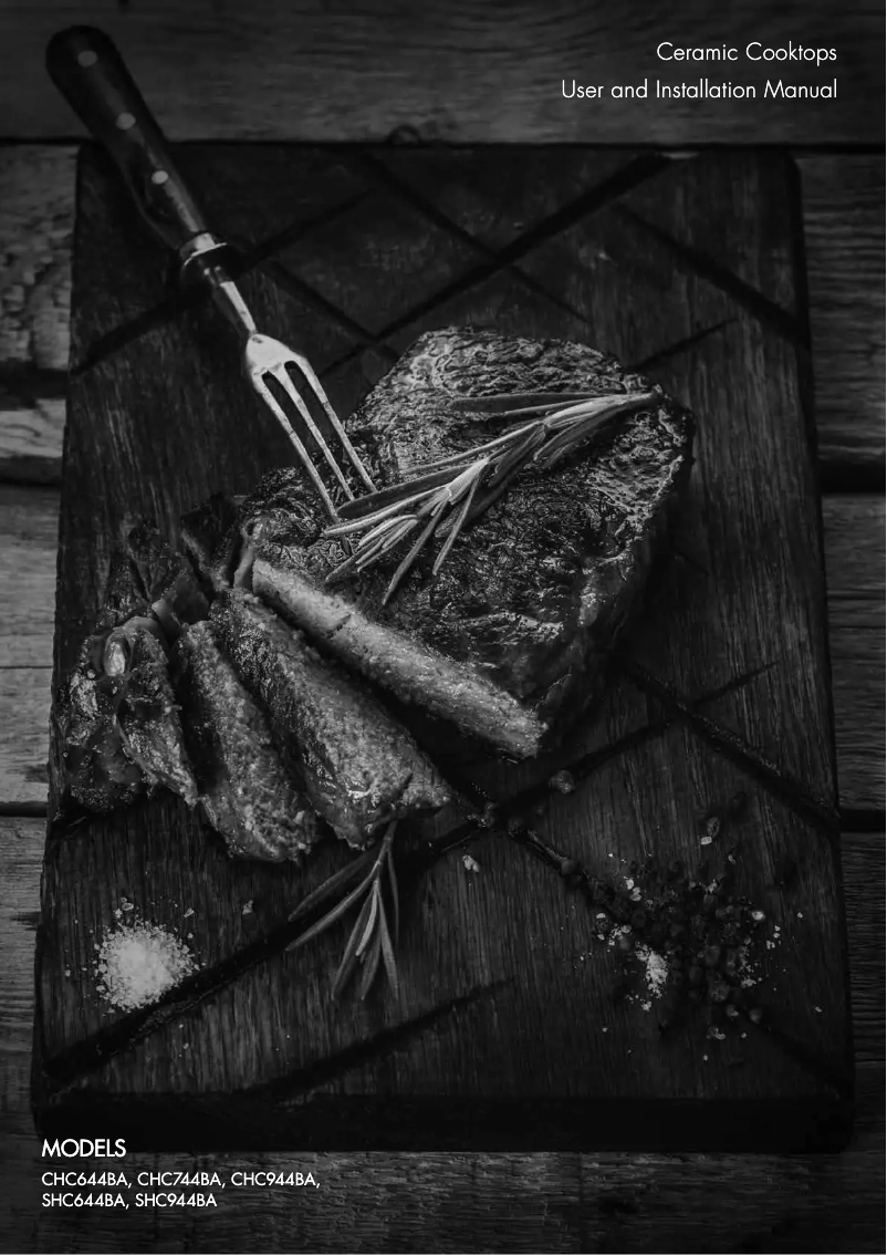 Page 1 de la notice Manuel utilisateur Chef CHC644BA