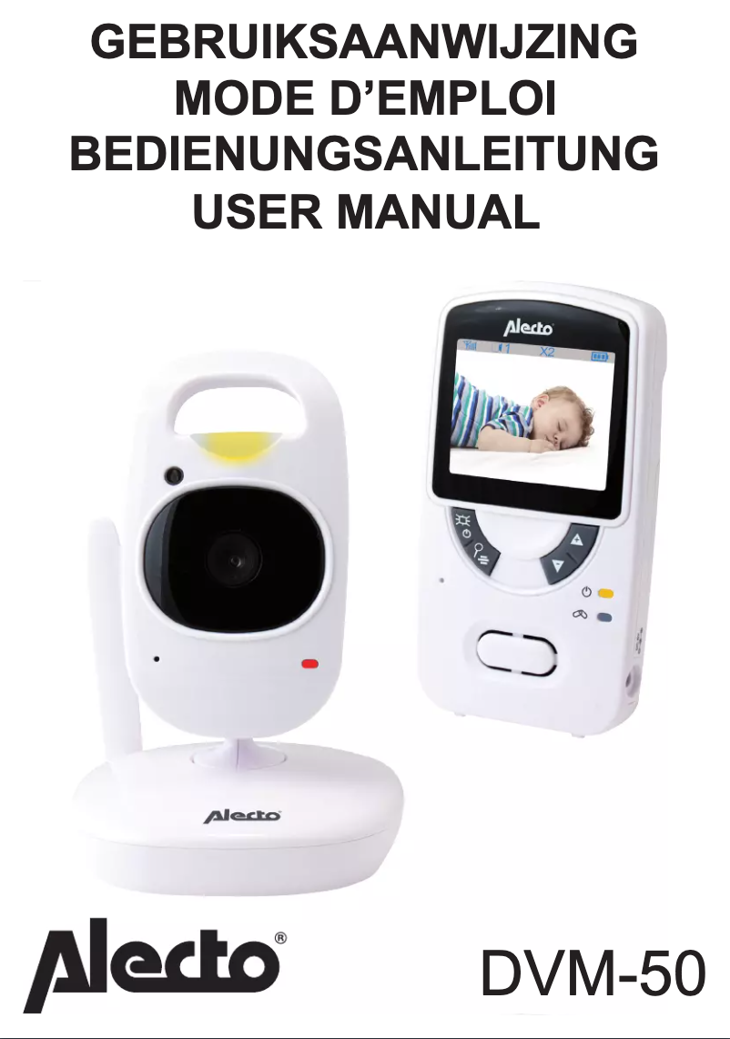 Page n°1 - Manuel utilisateur Alecto DVM-50