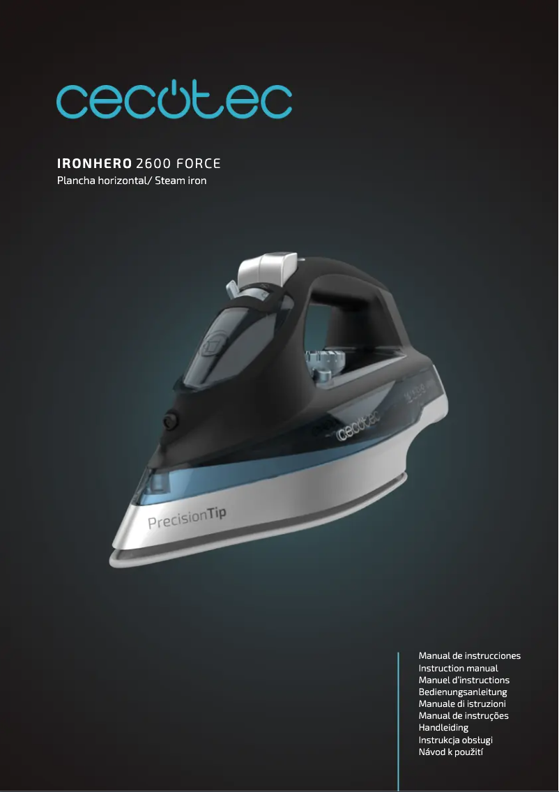 Page 1 de la notice Manuel utilisateur Cecotec IronHero 2600 Force