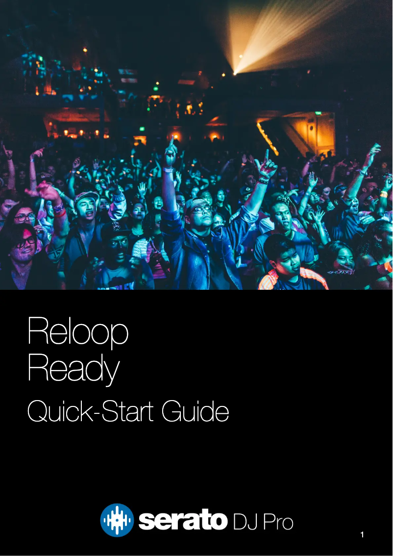 Page n°1 - Guide de démarrage rapide Reloop Ready