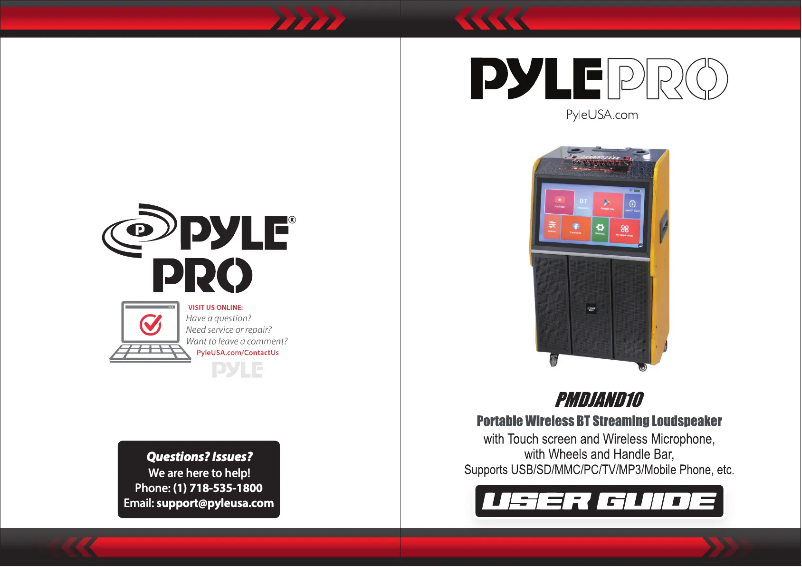 Image de la première page du manuel de l'appareil PMDJAND10