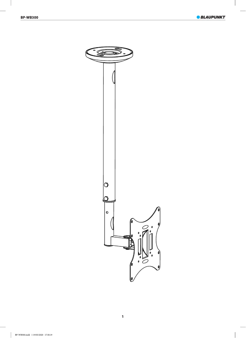 Image de la première page du manuel de l'appareil BP-WB300