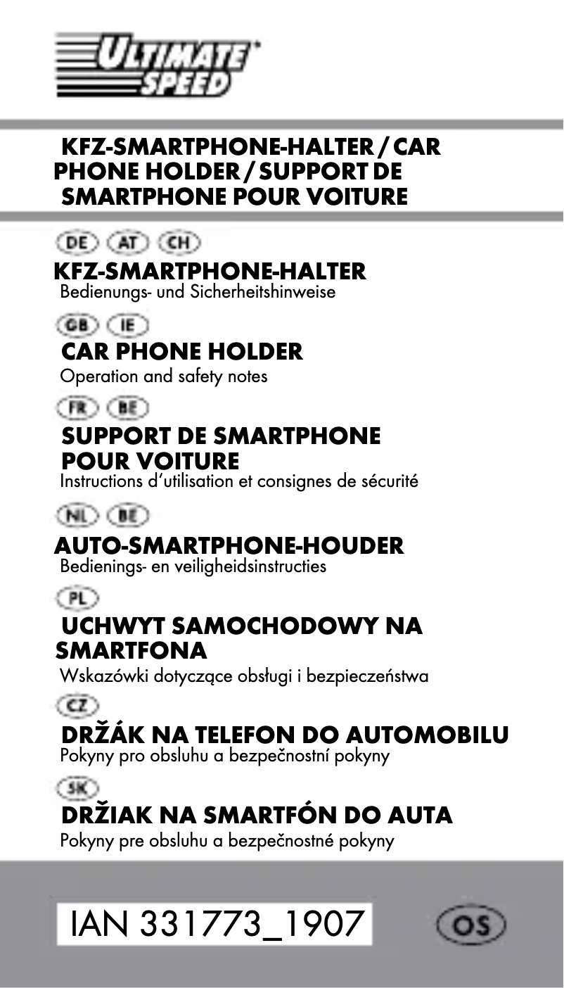 Image de la première page du manuel de l'appareil IAN 331773