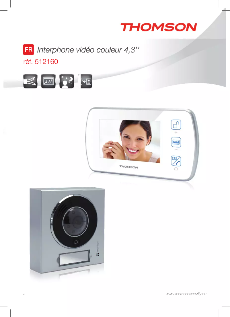 Page n°1 - Manuel utilisateur Thomson 512160