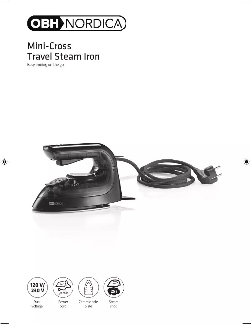 Page n°1 - Manuel utilisateur OBH Nordica Mini Cross Travel