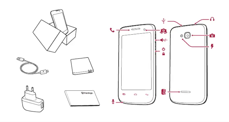 Page n°1 - Guide de démarrage rapide Prestigio MultiPhone 3404 Duo