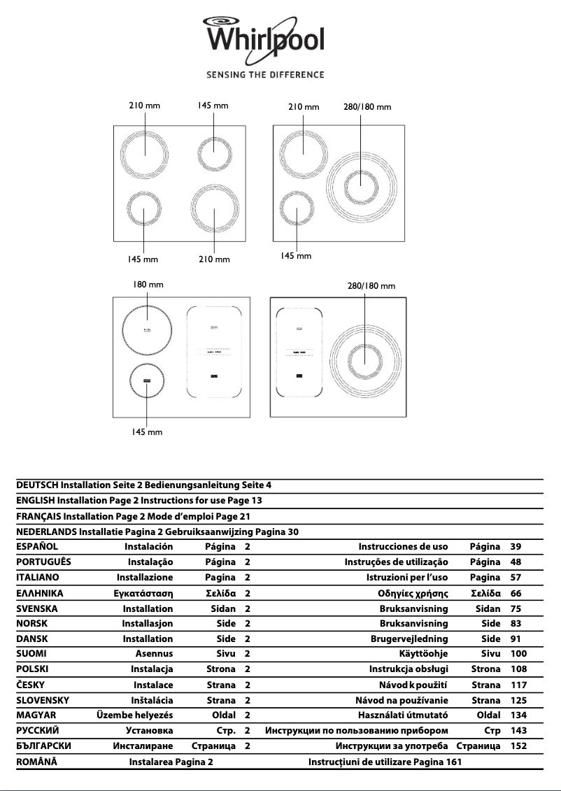 Página 1 del manual Manual de usuario Whirlpool ACM 808/BA