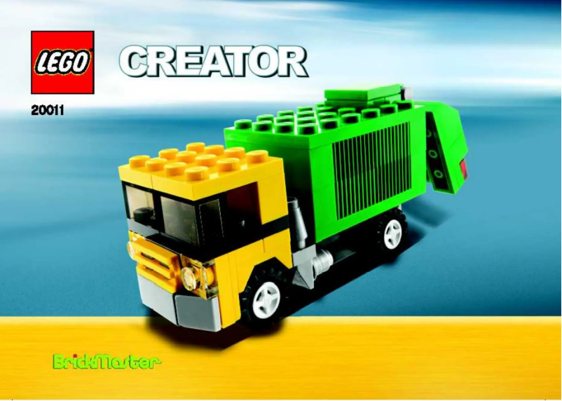 Page 1 de la notice Manuel utilisateur Lego Brick Master - Creator