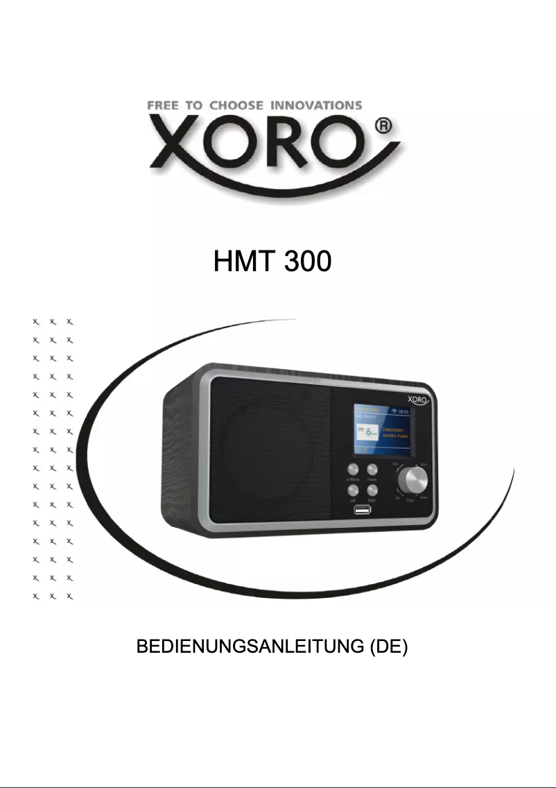 Page 1 de la notice Manuel utilisateur Xoro HMT 300