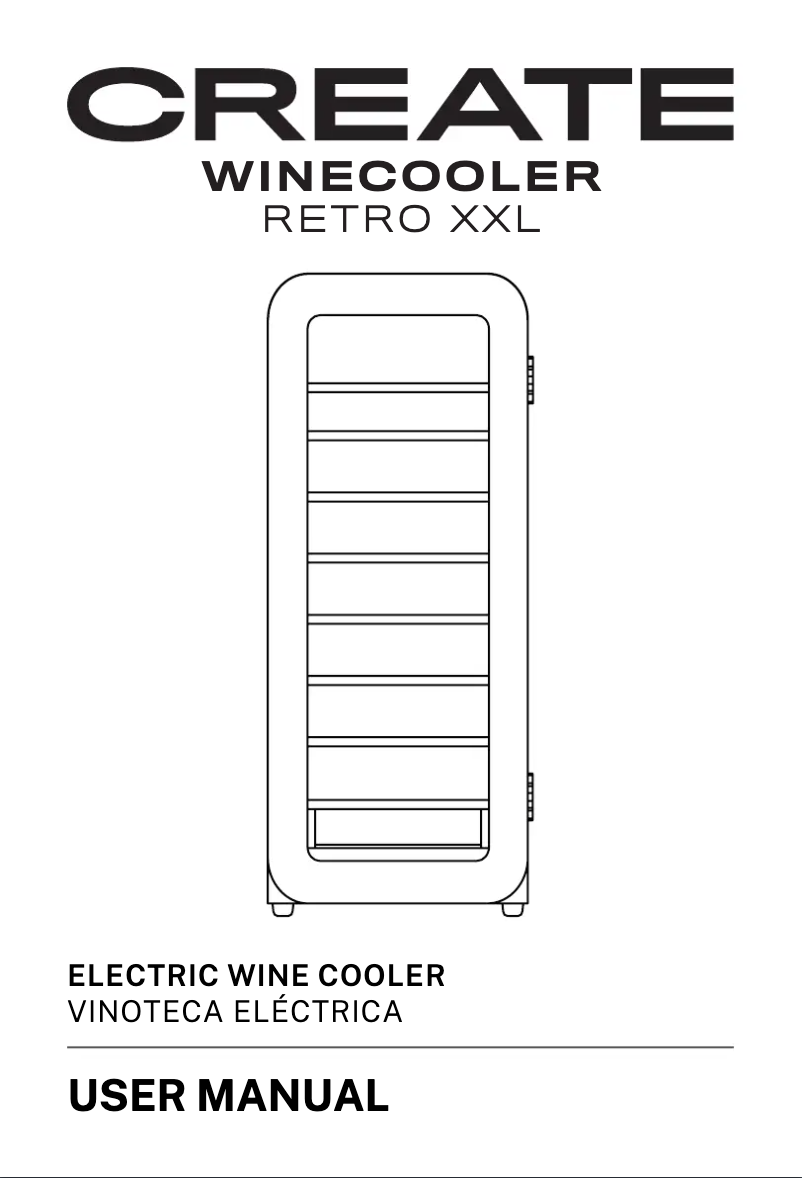 Page n°1 - Manuel utilisateur Create WINECOOLER RETRO XXL