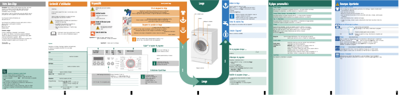 Page 1 de la notice Manuel utilisateur Bosch WAE2426XFF