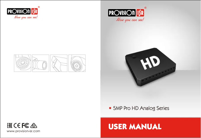 Página 1 del manual Manual de usuario Provision-ISR I4-350A-MVF