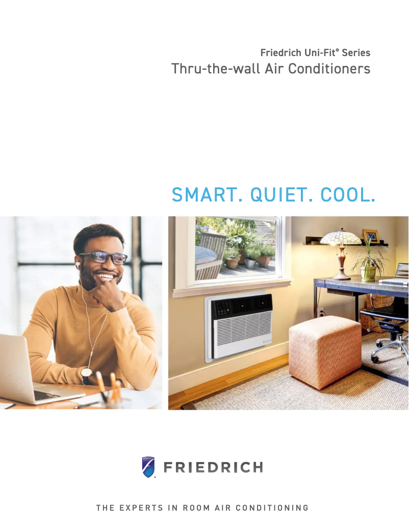 Página 1 del manual Folleto Friedrich Uni-Fit UCT12B10A