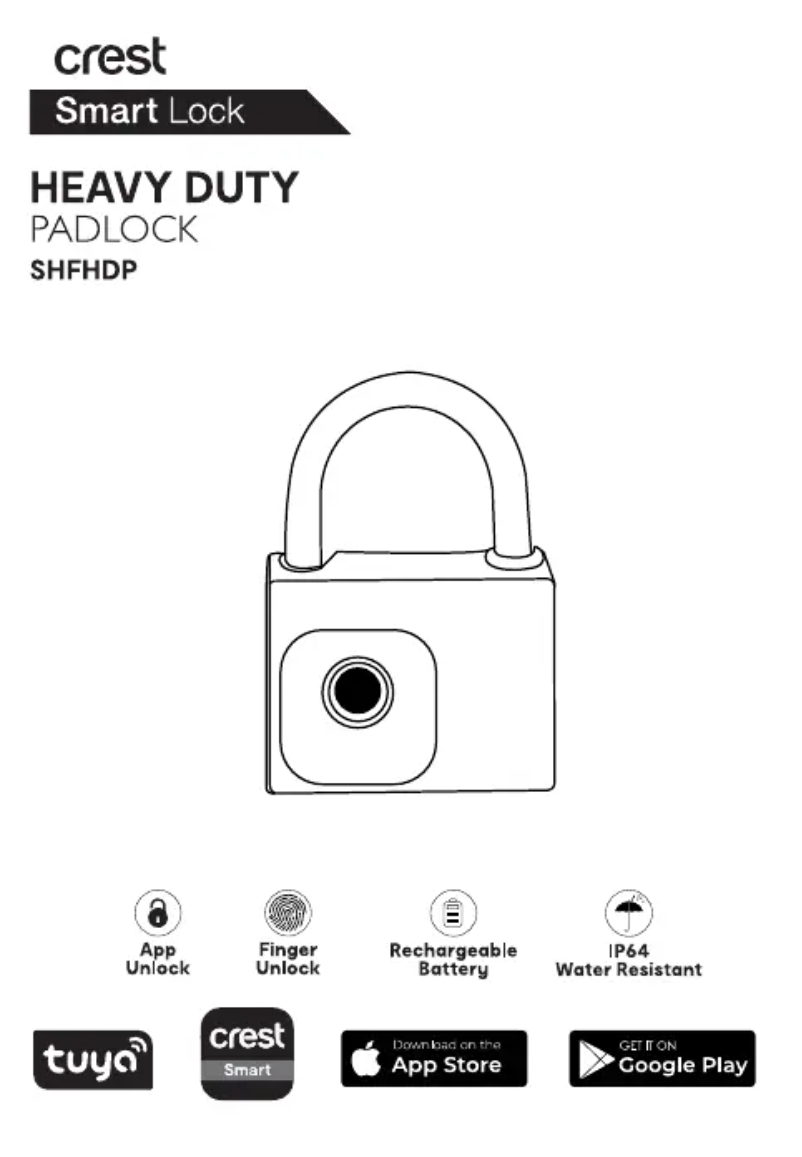Image de la première page du manuel de l'appareil SHFHDP