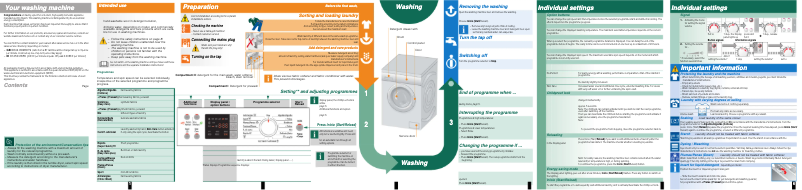 Image de la première page du manuel de l'appareil WAQ28468EE