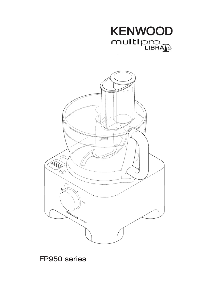 Page n°1 - Manuel utilisateur Kenwood FP950