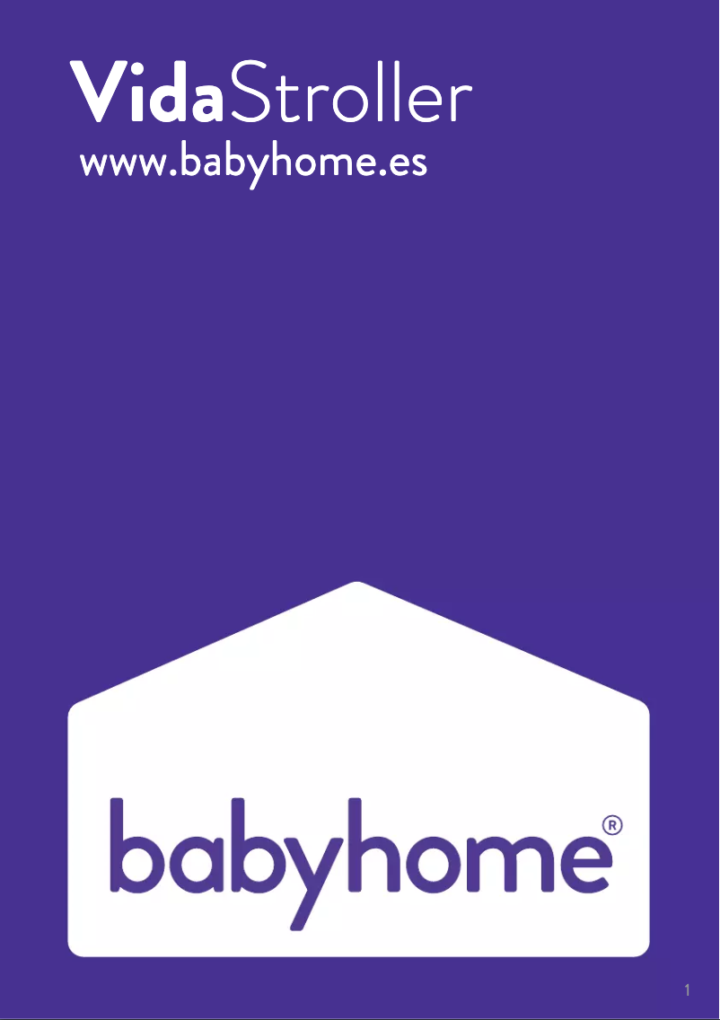 Page n°1 - Manuel utilisateur Babyhome Vida