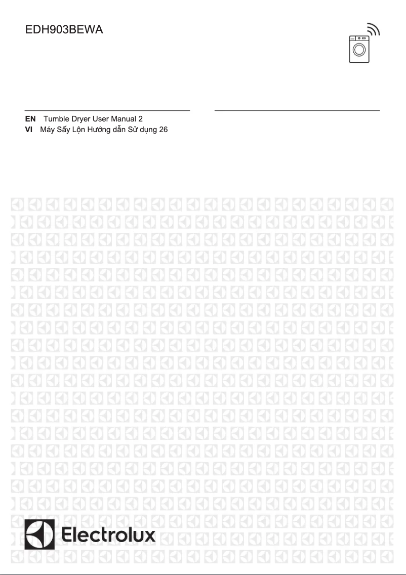 Image de la première page du manuel de l'appareil EDH903BEWA