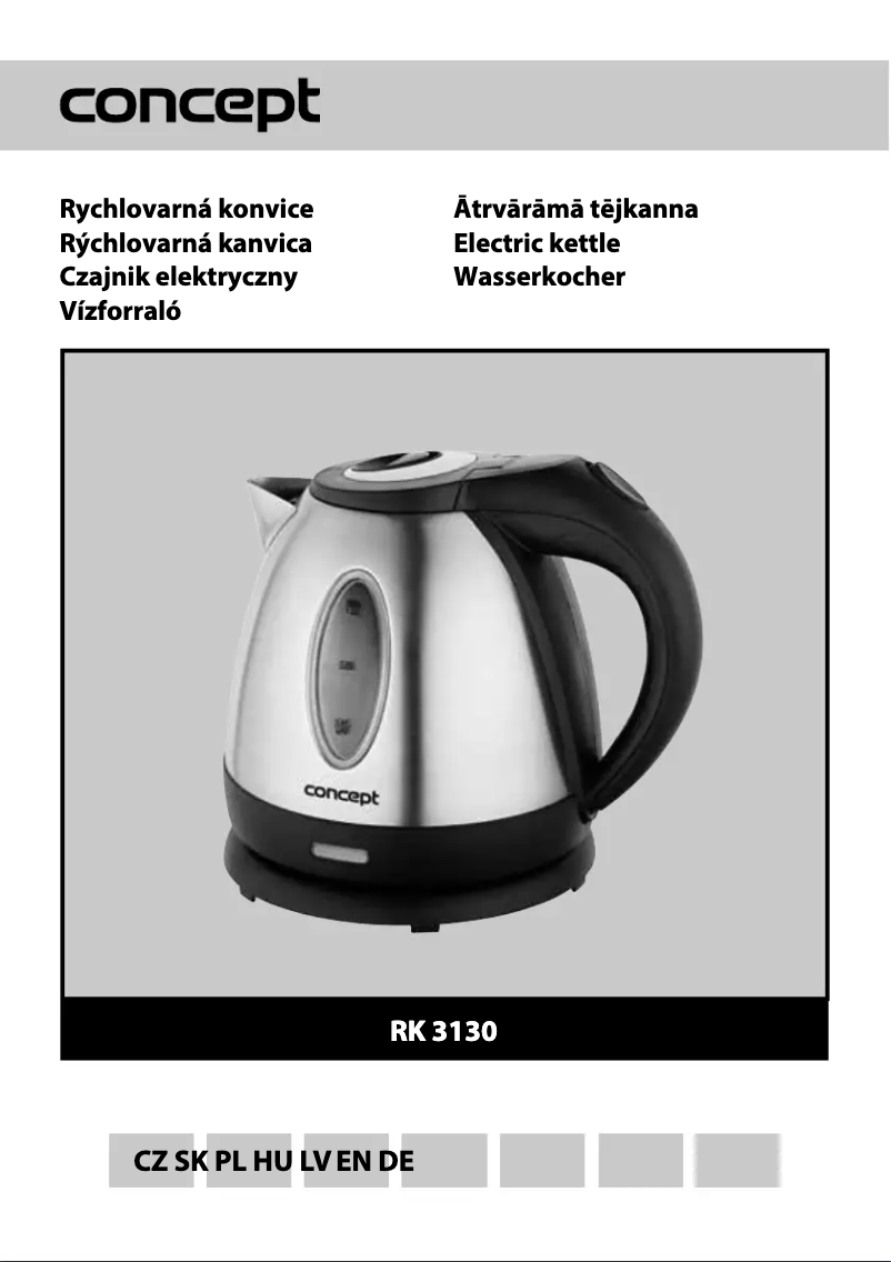 Page n°1 - Manuel utilisateur Concept RK3130