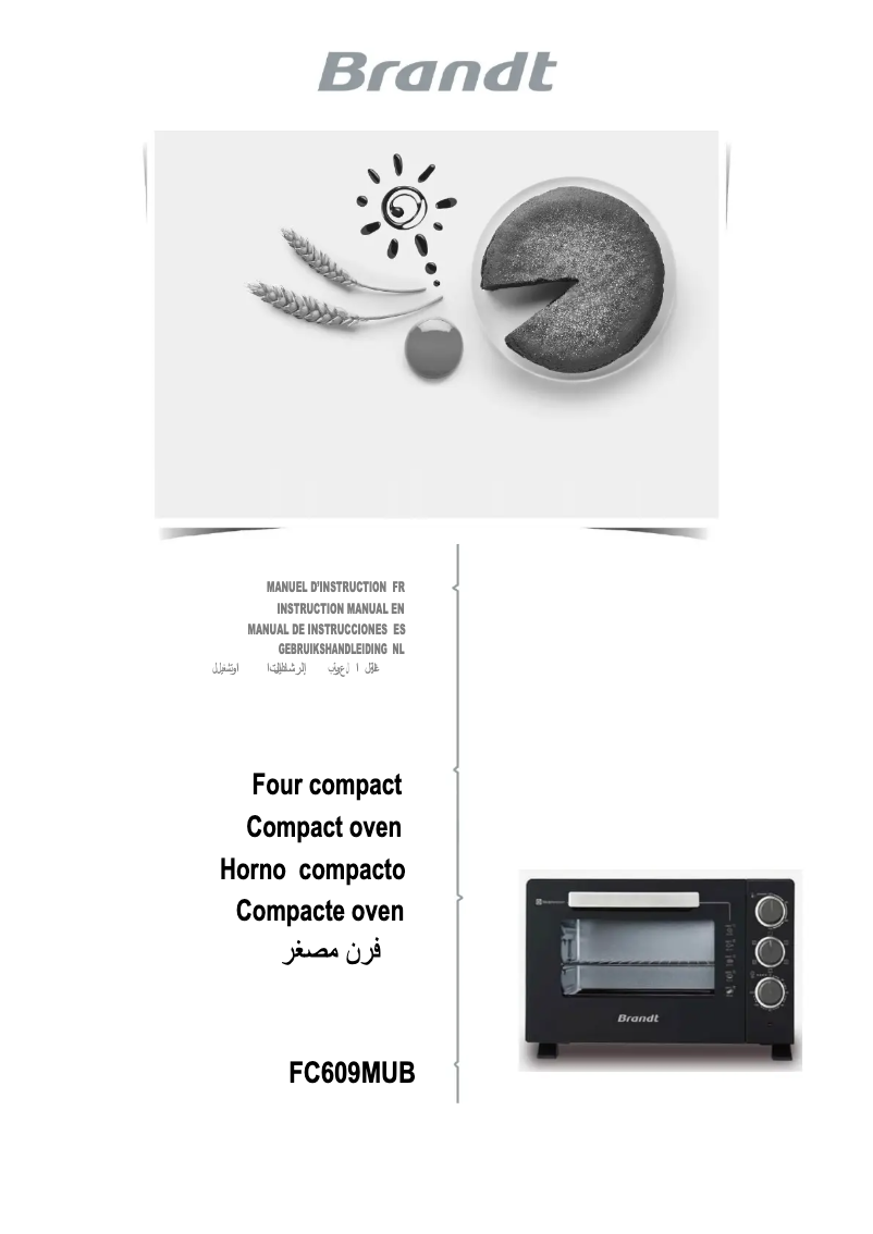 Image de la première page du manuel de l'appareil FC609MUB