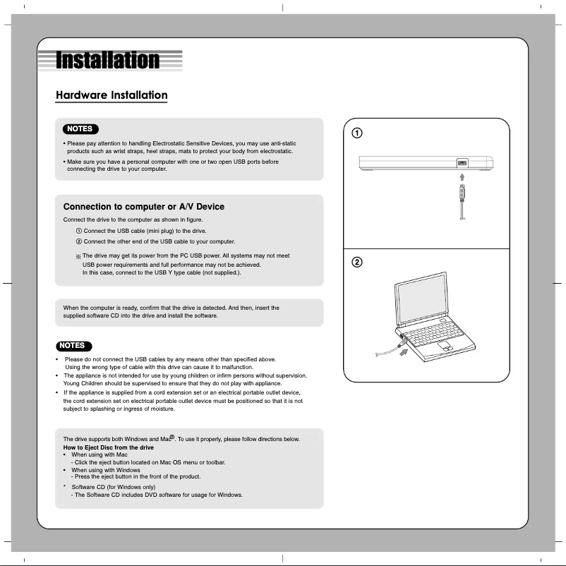 Page n°1 - Manuel utilisateur LG GP65NG60