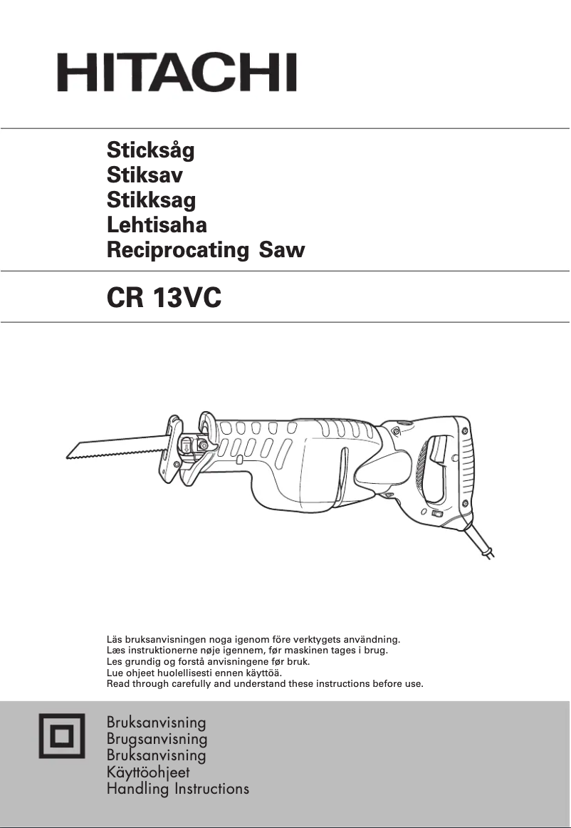 Página 1 del manual Manual de usuario Hitachi CR 13VC