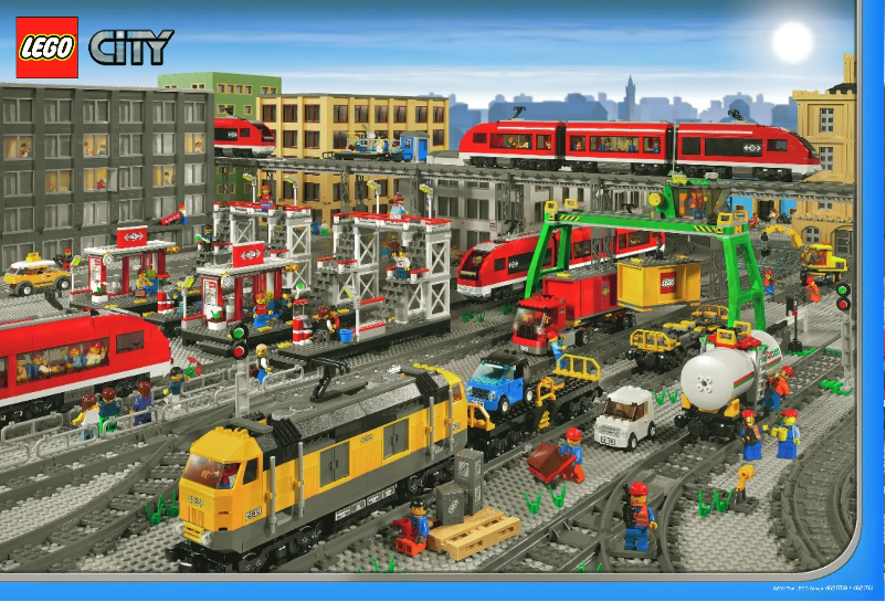 Image de la première page du manuel de l'appareil City Trains 7499