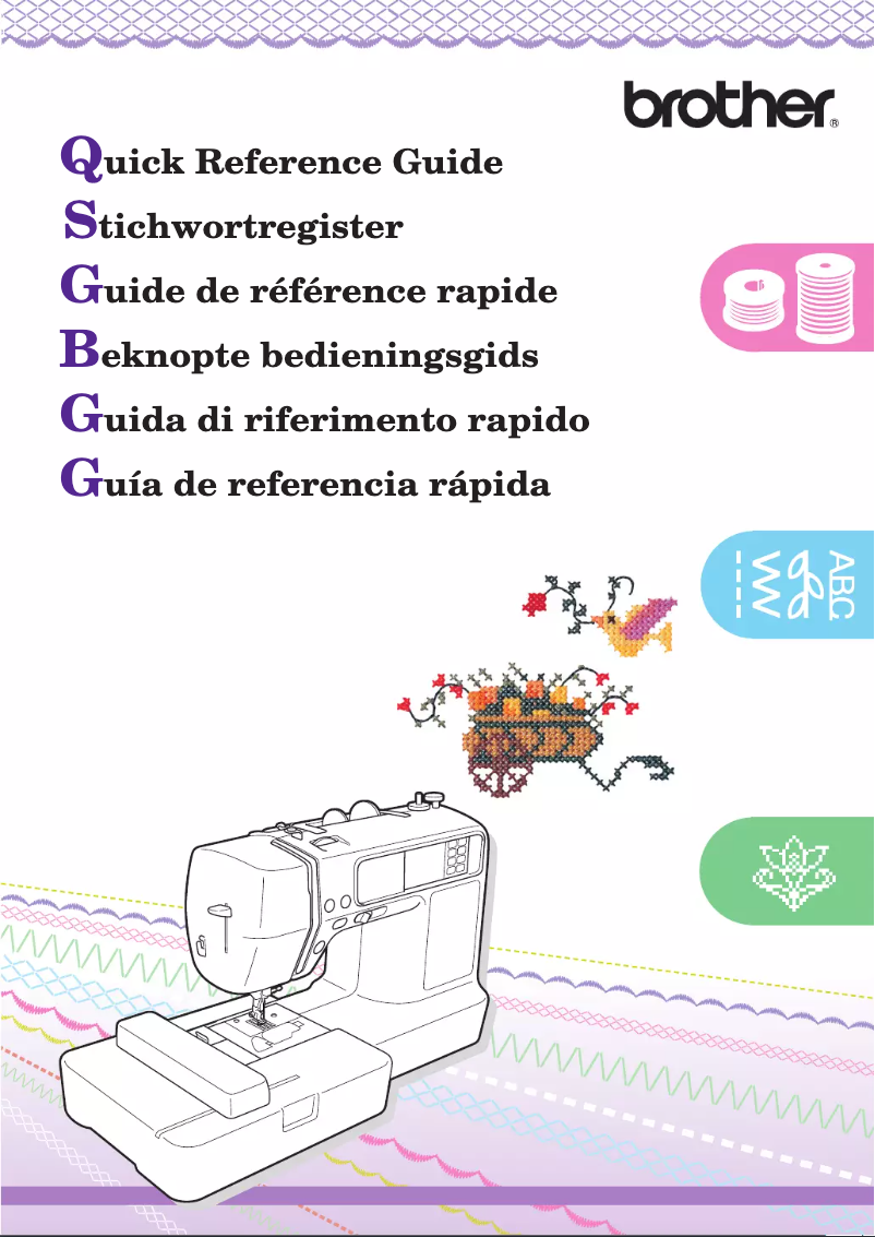 Page 1 de la notice Manuel utilisateur Brother Innov-is 900D