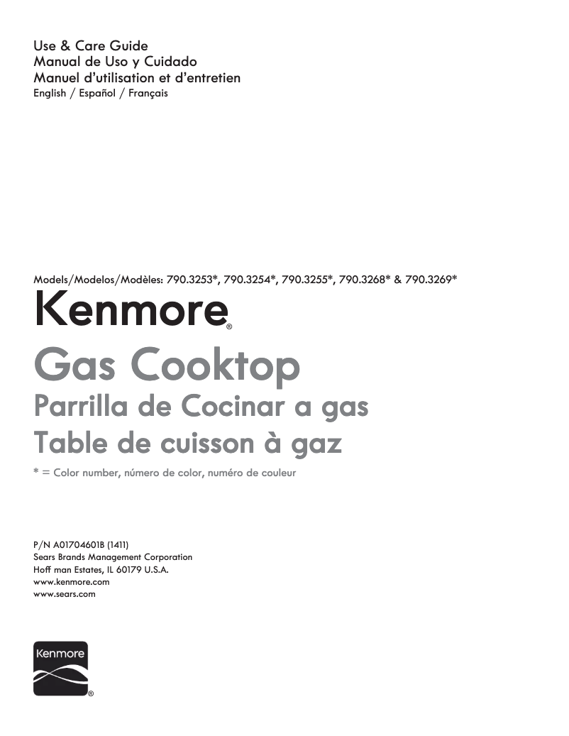 Página 1 del manual Manual de usuario Kenmore 790.32532