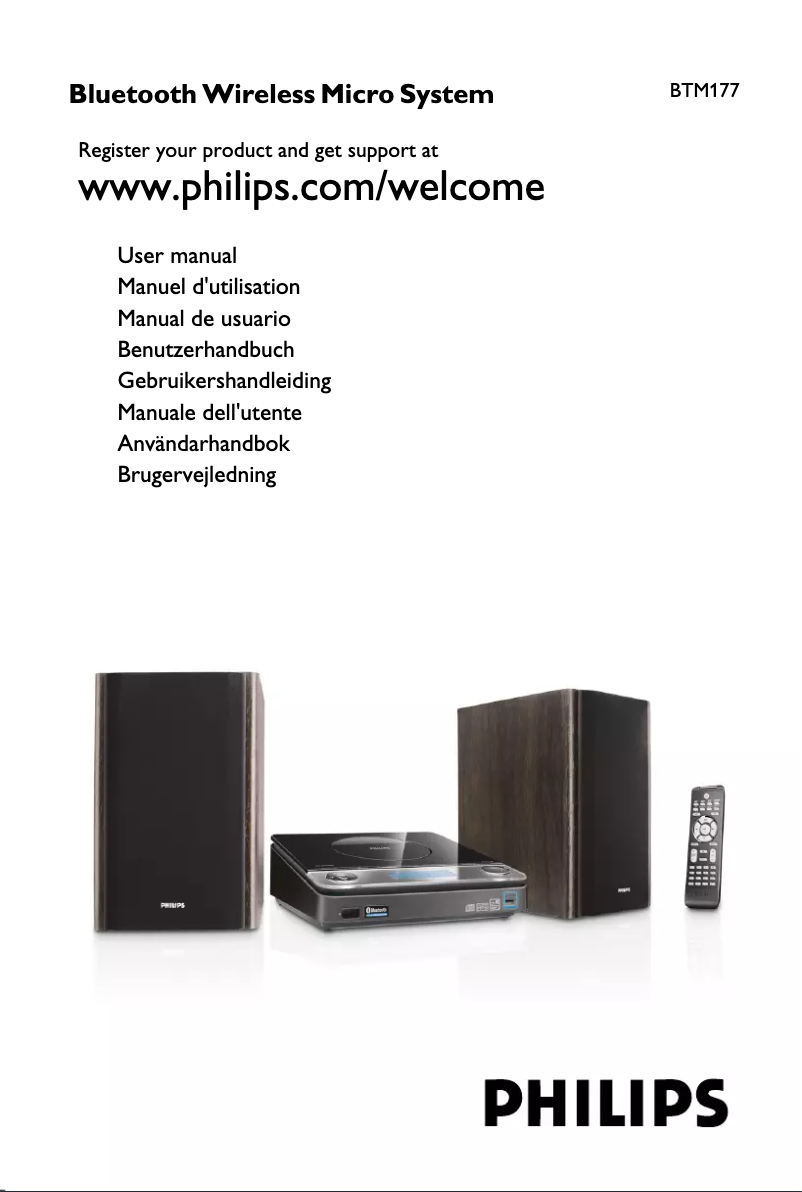 Página 1 del manual Manual de usuario Philips BTM177