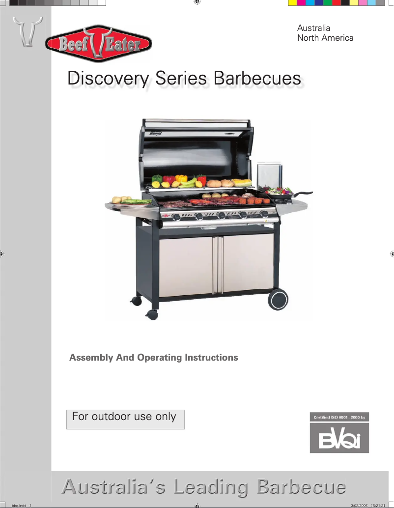 Page n°1 - Guide d'installation BeefEater BS27300