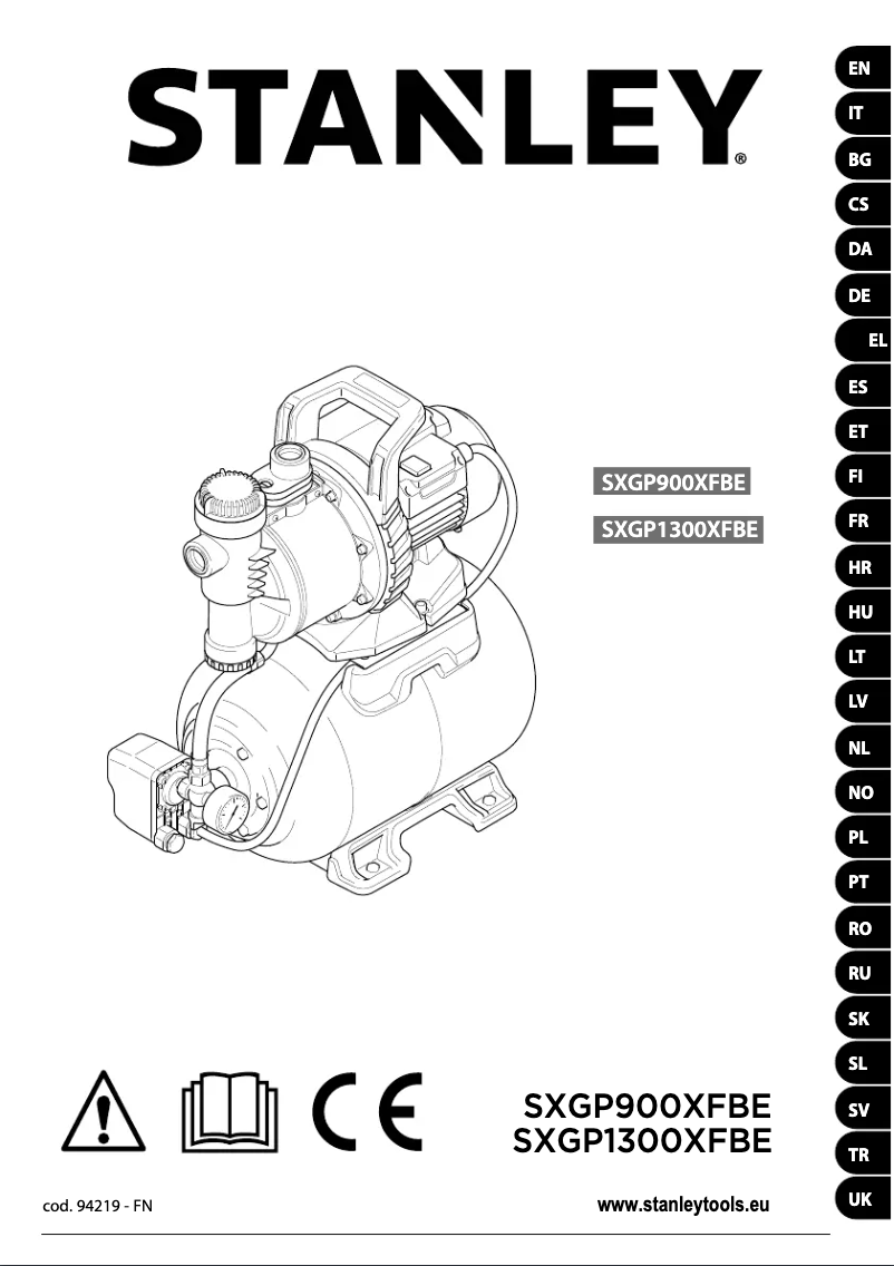 Imagen de la primera página del manual del dispositivo STN-P900B
