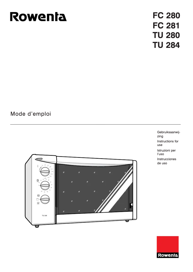 Image de la première page du manuel de l'appareil TU 284
