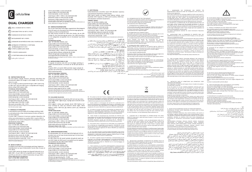 Image de la première page du manuel de l'appareil Dual Charger