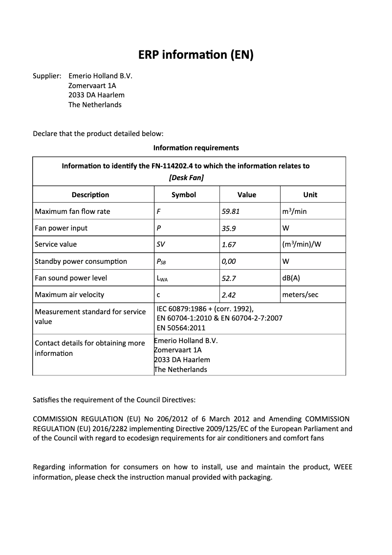 Image de la première page du manuel de l'appareil FN-114202.4