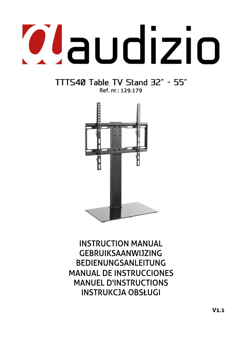 Page n°1 - Manuel utilisateur Audizio TTTS40